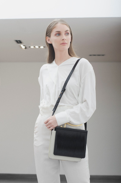 Black & White Irregular Shaped Bag 