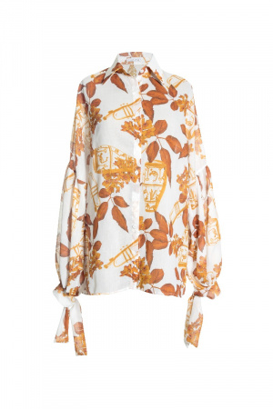 Long Sleeves floral Blouse