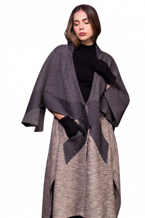 Wool Grey Kimono