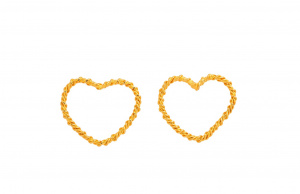 Tangled With You Heart Studs